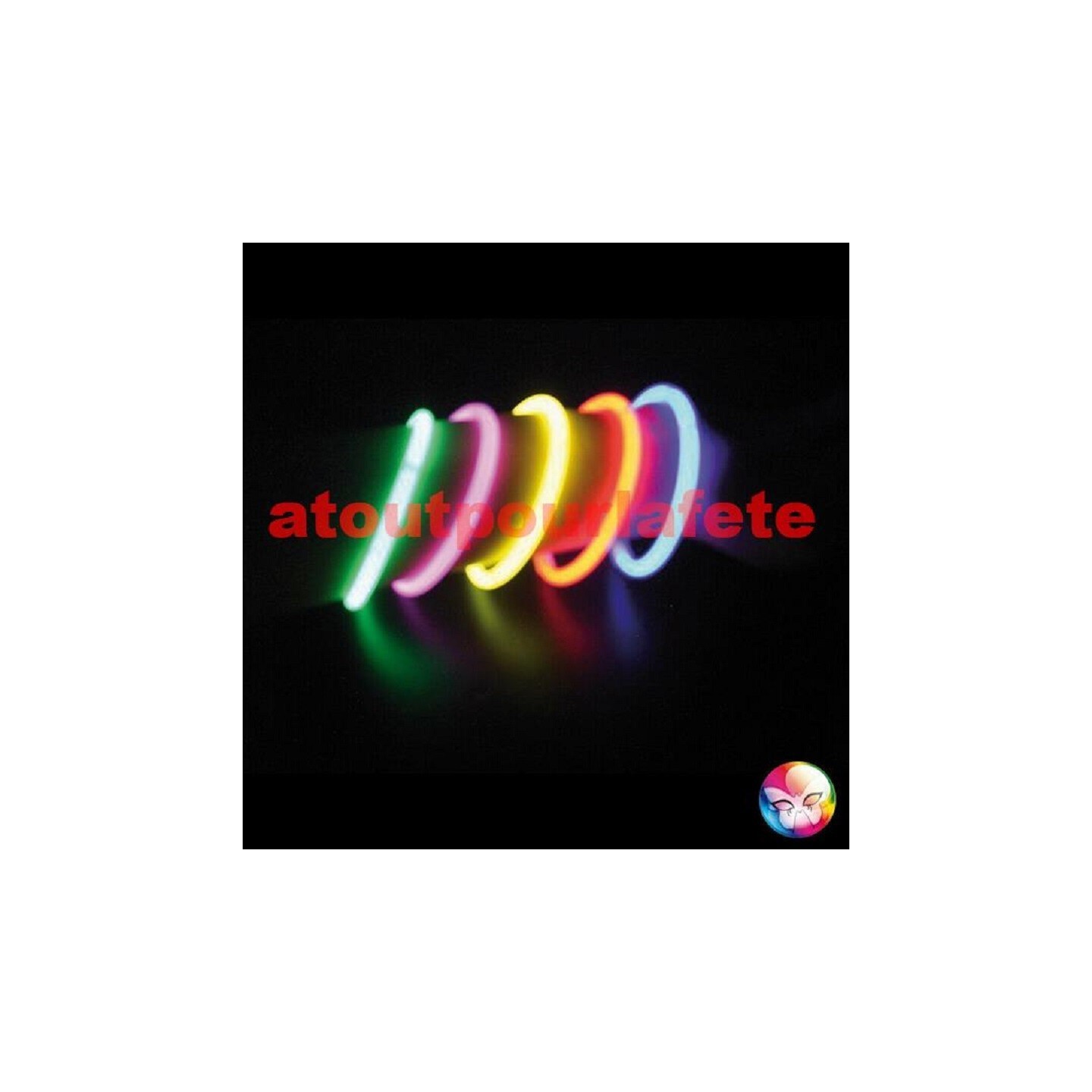Tube de 15 Bracelets lumineux fluorescent 20cm coloris assortis