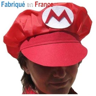 Casquette Mario adulte (fabrication Française)