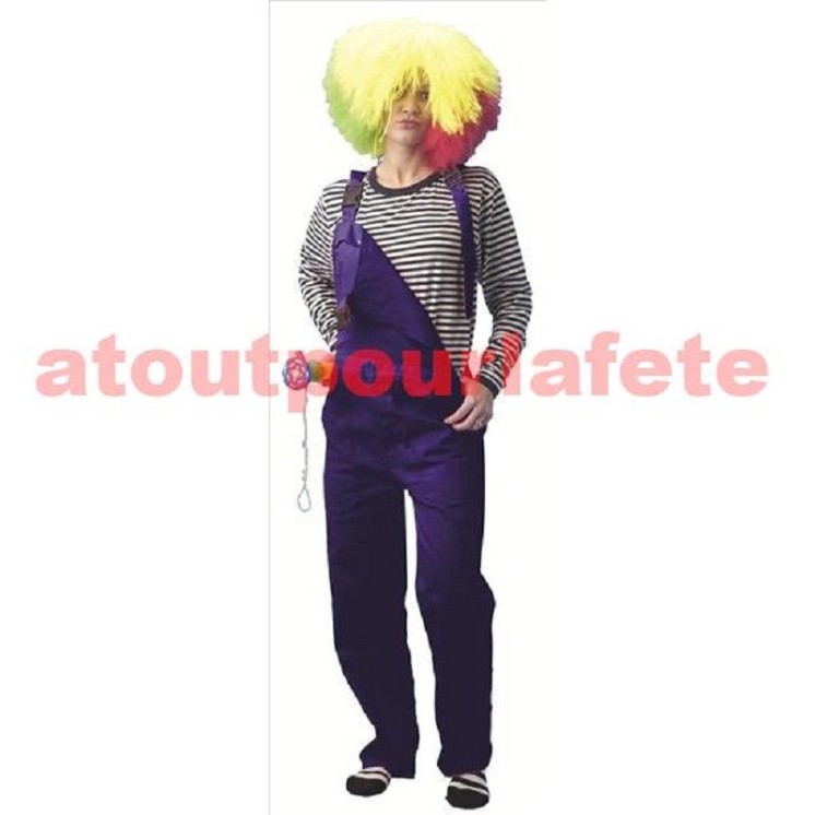 Salopette bleue pour déguisement de Mario Kart, Chucky la poupée, Jardinier, Minions