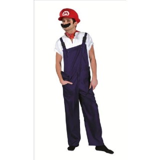 Salopette bleue pour déguisement de Mario Kart, Chucky la poupée, Jardinier, Minions
