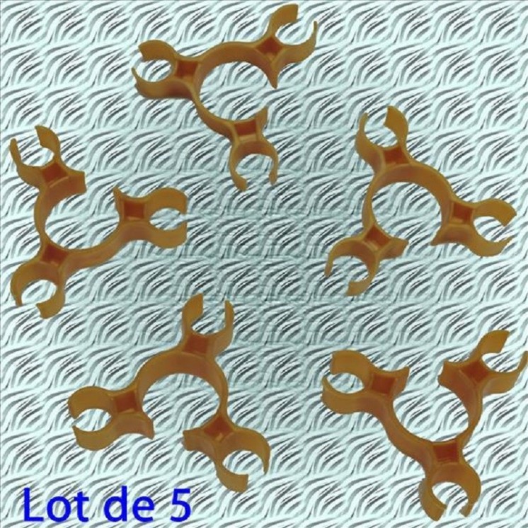 Lot de 5 Clips à Fontaines pour bouteille de champagne , Whisky, Etc