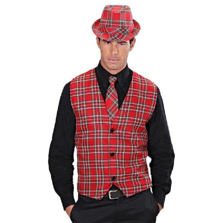 Cravate ecossaise (2 coloris au choix)