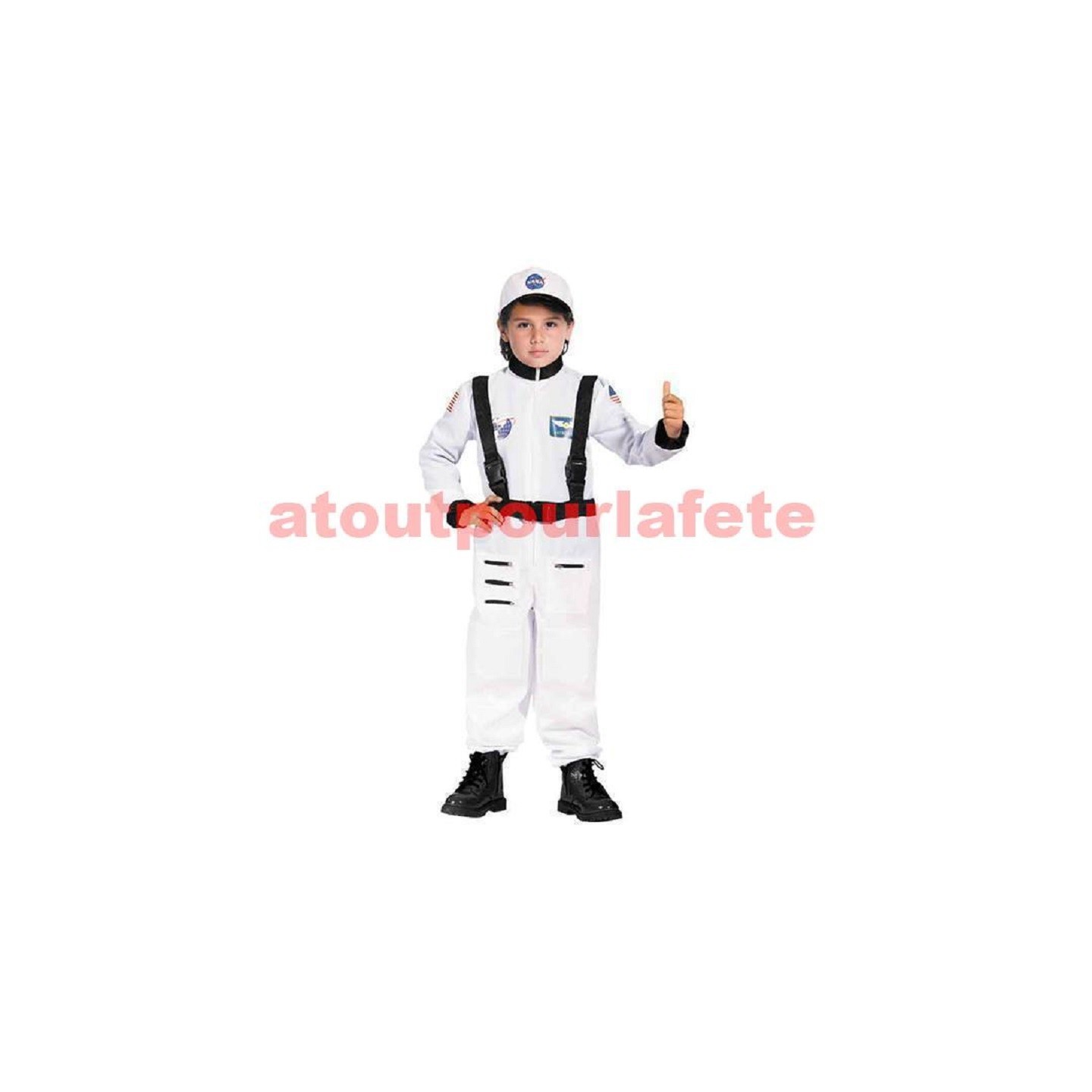 Déguisement d' Astronaute - Cosmonaute avec casquette (enfant) Déguisement d' Astronaute - Cosmonaute avec casquette (enfant)