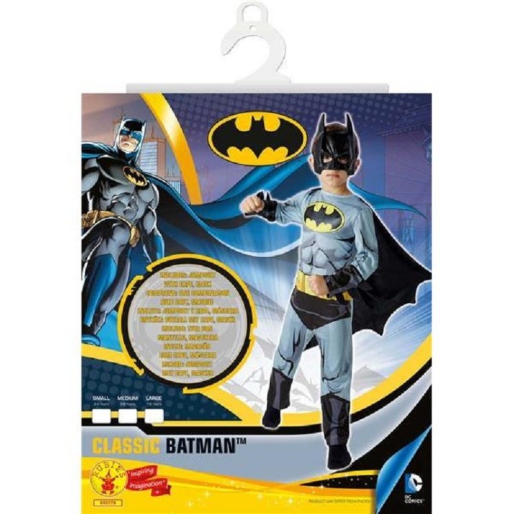 Déguisement Batman enfant 7/8 ans 128cms Déguisement Batman enfant 7/8 ans 128cms