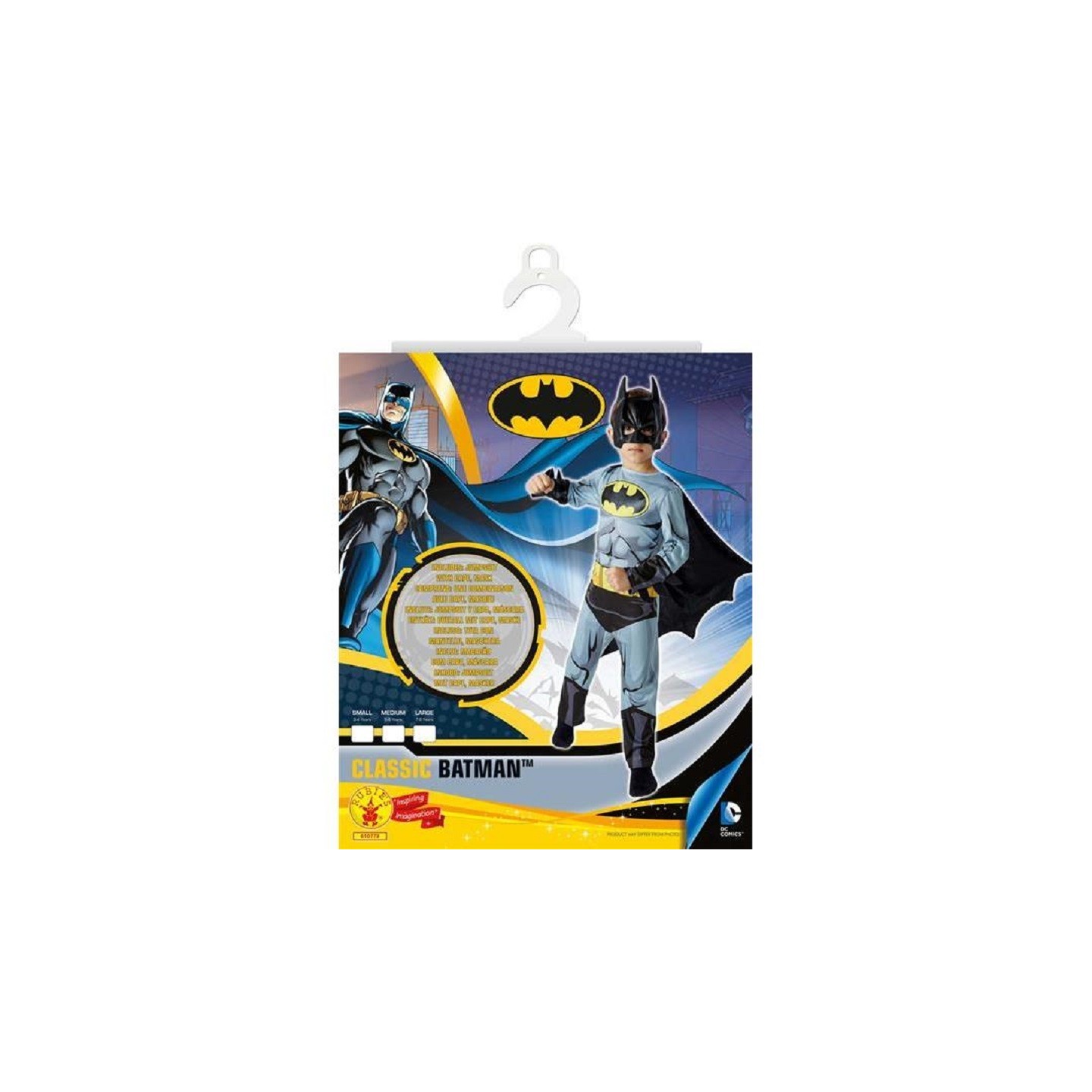 Déguisement Batman enfant 7/8 ans 128cms Déguisement Batman enfant 7/8 ans 128cms