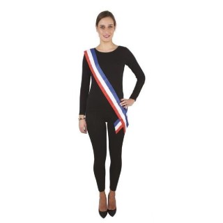 Echarpe de Maire, Echarpe tricolore, pour deguisement