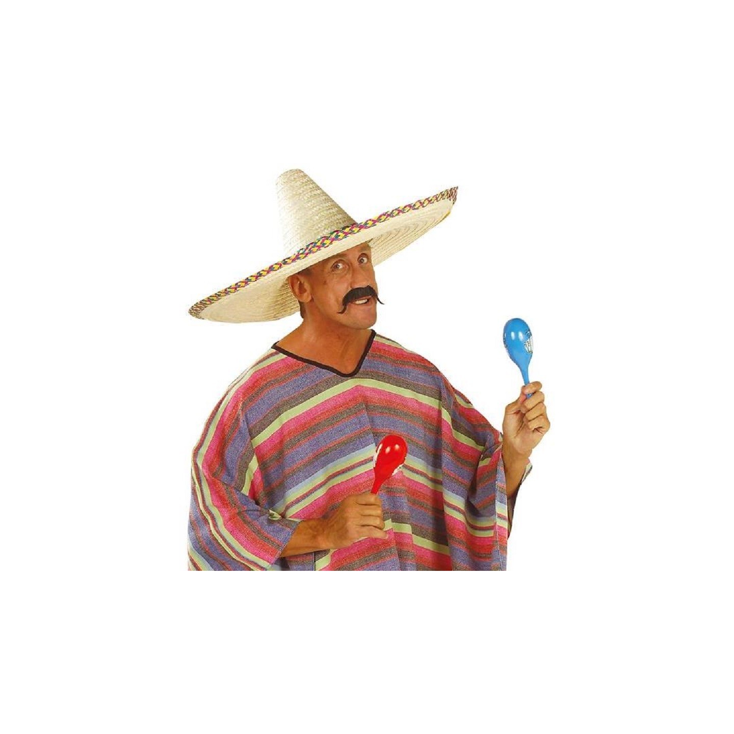Sombrero Méxicain géant 65cms, chapeau en paille Sombrero Méxicain géant 65cms, chapeau en paille