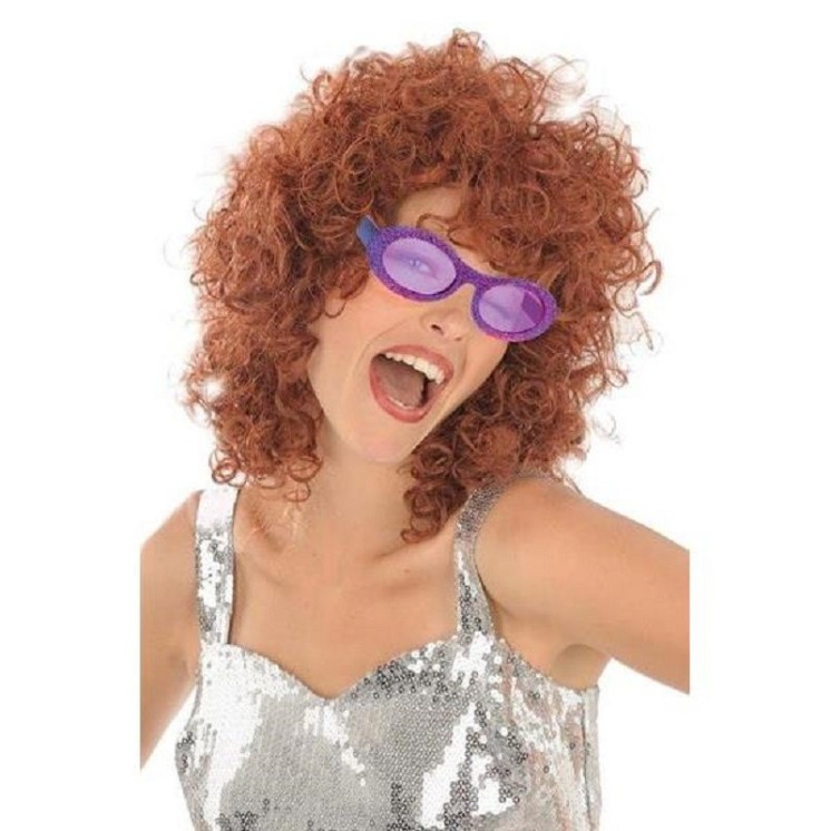 Lunettes à Paillettes pour deguisement disco (6 coloris au choix)
