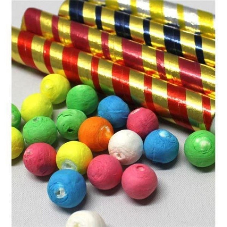 10 sachets de 36 boules + 1 sarbacane (cotillons)