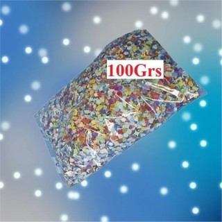 Confettis multicolores (sachet de 100grs)
