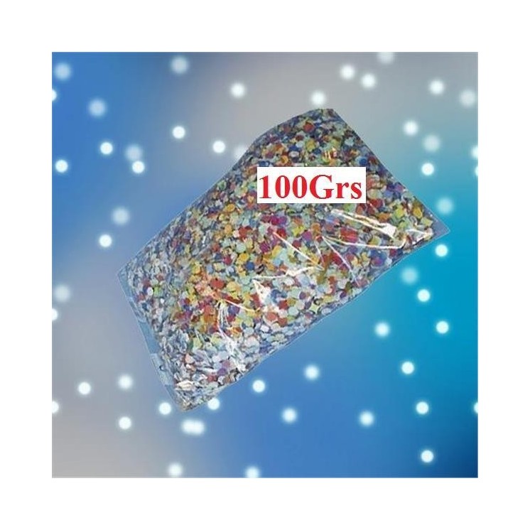 Confettis multicolores (sachet de 100grs)