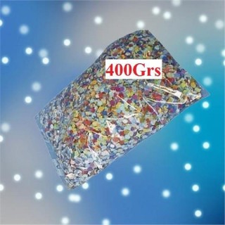Confettis multicolores (sachet de 400grs)