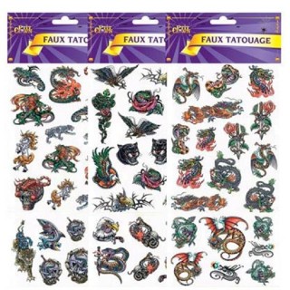 Tatouage temporaires (carte)