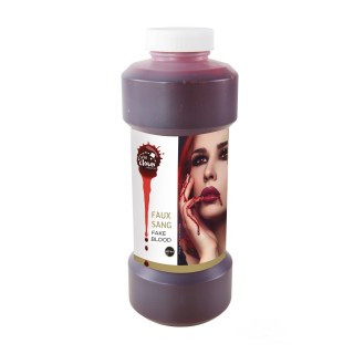 flacon de faux sang en gel pour maquillage horreur, effets speciaux, FX, decoration (flacon de 452ml)