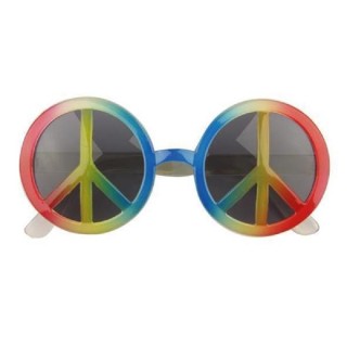 Lunettes hippie Peace and Love Woodstock
