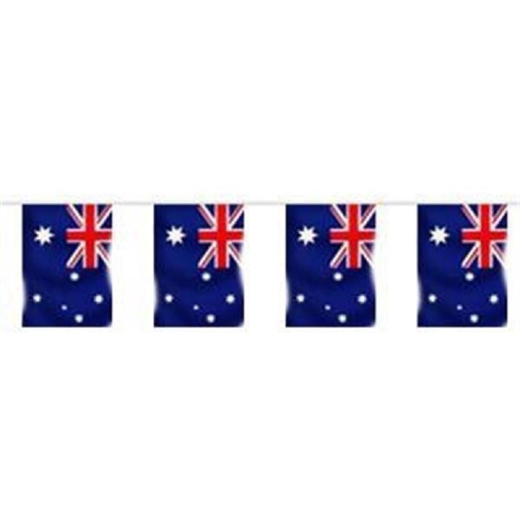 Guirlande drapeaux Autralie - Australien pour decoration de salle  5m ou 10m au choix
