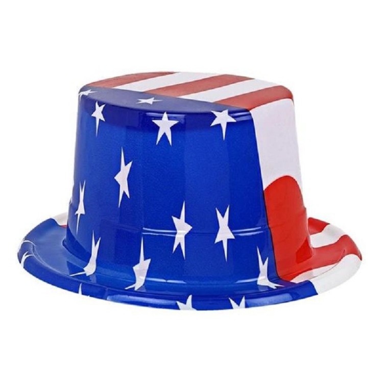 chapeau Haut de forme Usa (plastique)