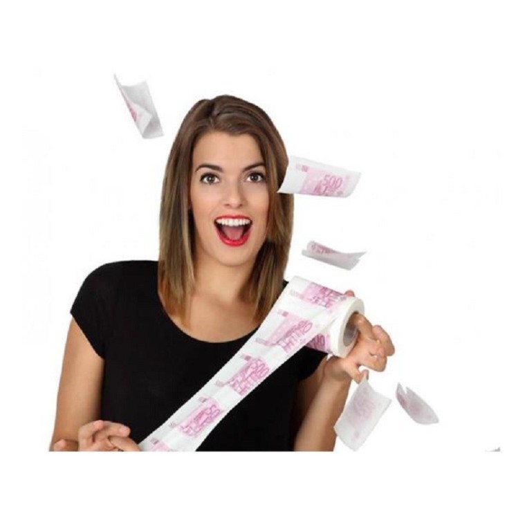 Papier toilette "billets de 500€"