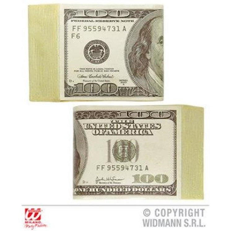 1 Fausse liasse de billets "Dollar"