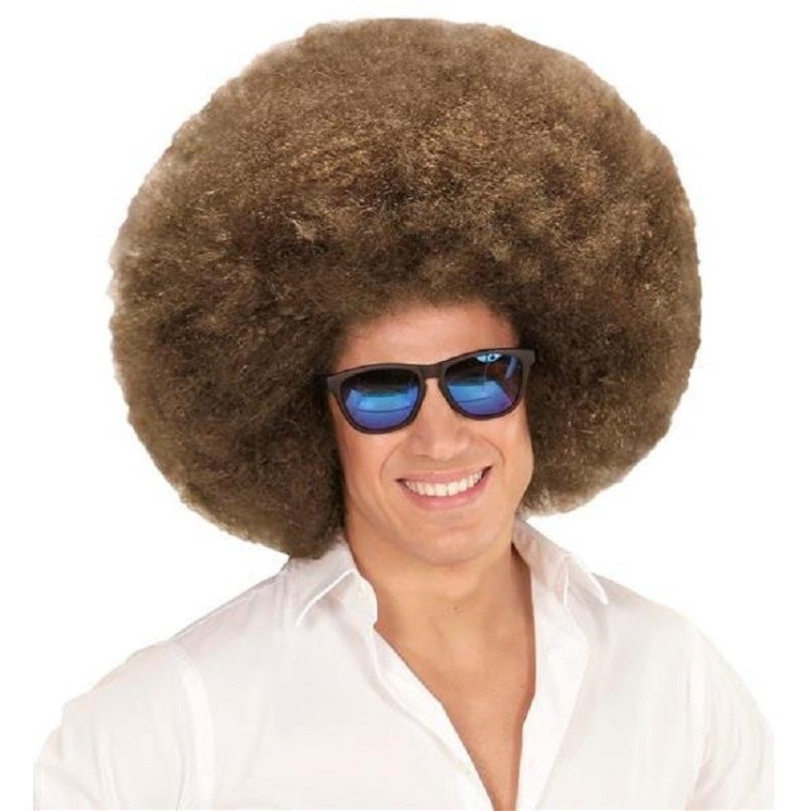Perruque Afro géante, (blonde - chatain)