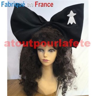 Chapeau alsacienne avec hermine noire - Coiffe Alsacienne, Alsacien Femme 1er prix sur pince a cheveux