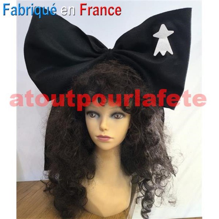 Chapeau alsacienne avec hermine noire - Coiffe Alsacienne, Alsacien Femme 1er prix sur pince a cheveux
