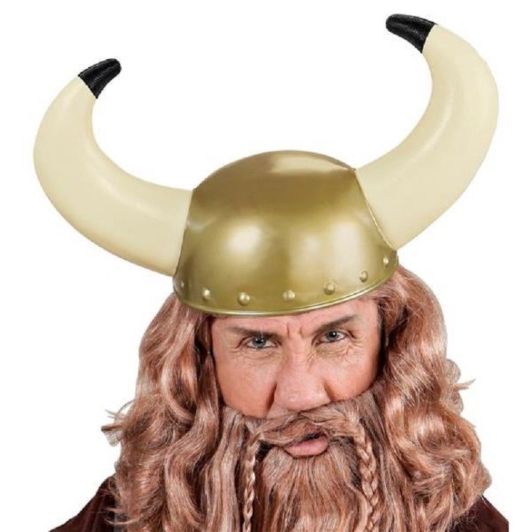 Casque de Viking à grandes cornes