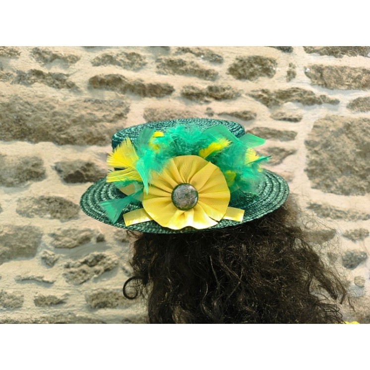 Chapeau Sainte Catherine "Sophia" (paille)