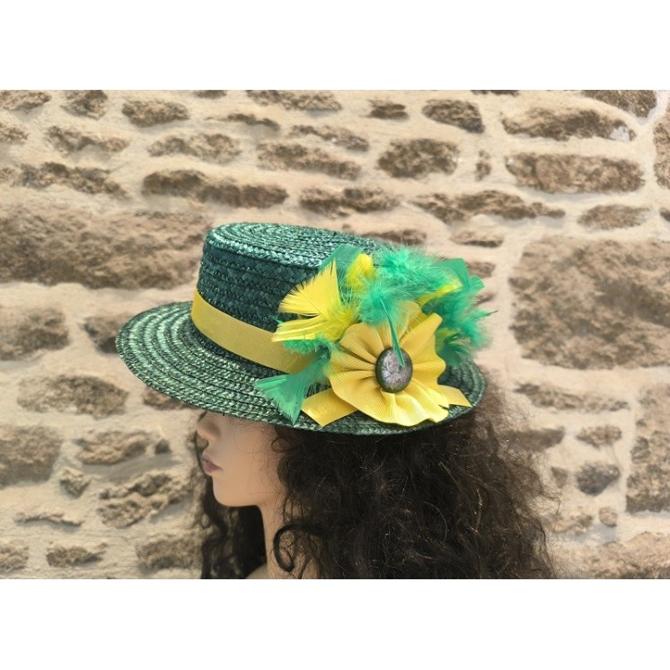 Chapeau Sainte Catherine "Sophia" (paille)