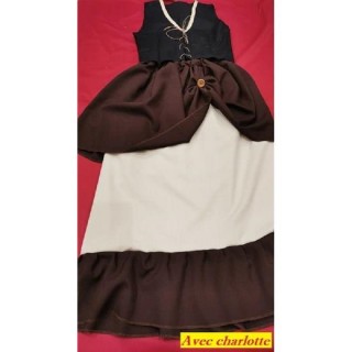 Déguisement de sans culotte Femme Révolutionnaire 1789, Carmagnole avec charlotte