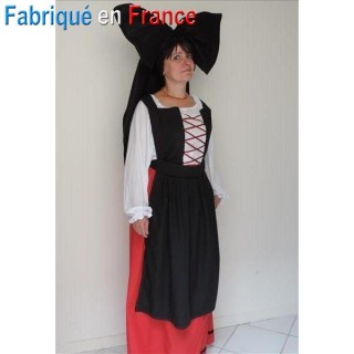 Déguisement tablier robe d' Alsacienne enfant