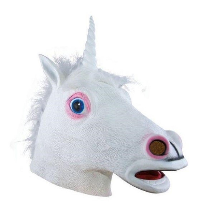 Masque de Licorne en latex (intégral)