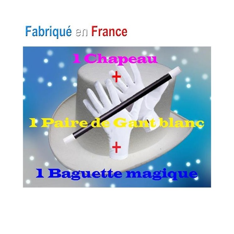 Set de déguisement Magicien Adulte 3 pièces (3 coloris - 2 tailles au choix)