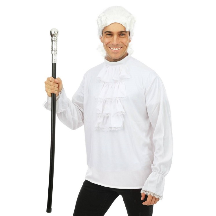 Canne à pommeau Argent ou Or 92cm