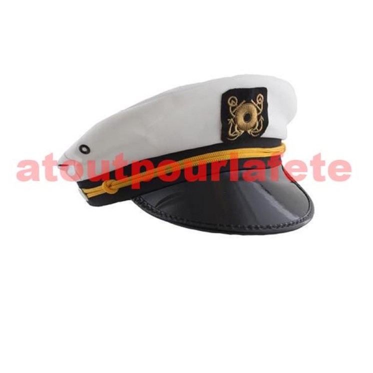 Casquette de Capitaine avec insigne (Tissu)