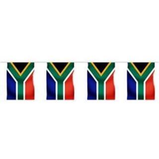 Guirlande drapeaux Afrique du sud, 5m pour decoration de salle
