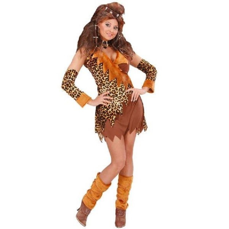 Déguisement de femme des Cavernes, Cromagnon, Pierrafeu