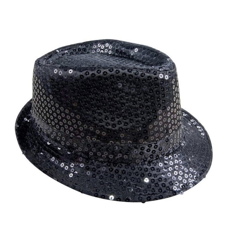 Chapeau Borsalino couleur à Sequins paillettes (8 coloris)