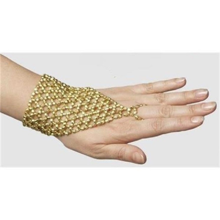 Bracelet elastique en perles Or