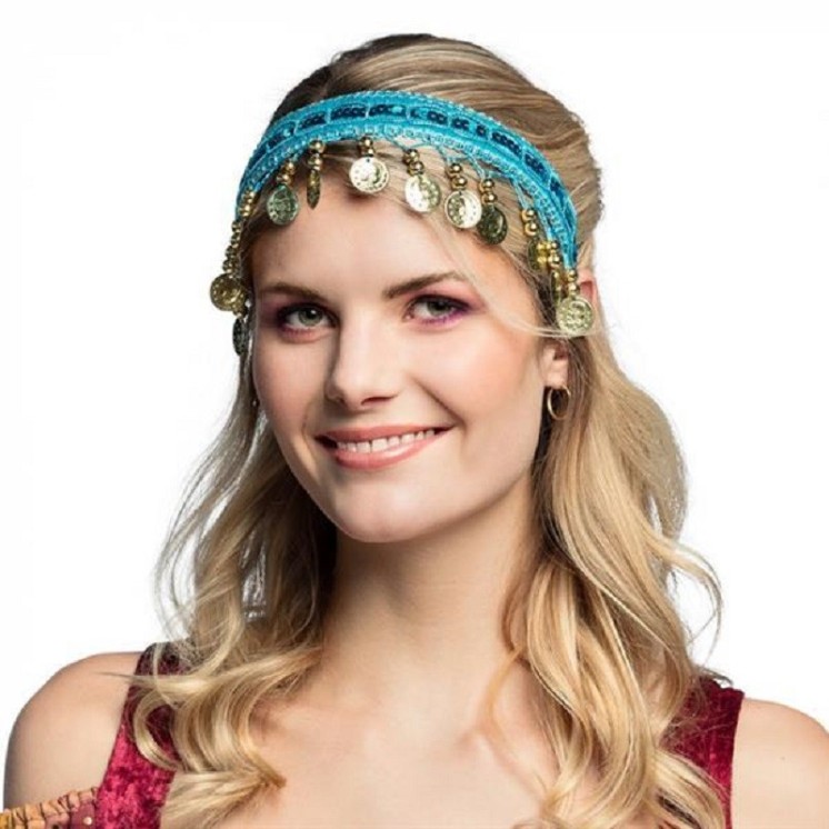 Bandeau serre tête Gypsy, Orientale, Belly Danse, Gitane, Tzigane