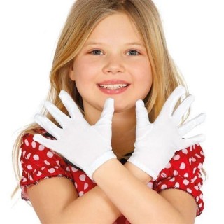 Gants court blanc enfant (la paire)