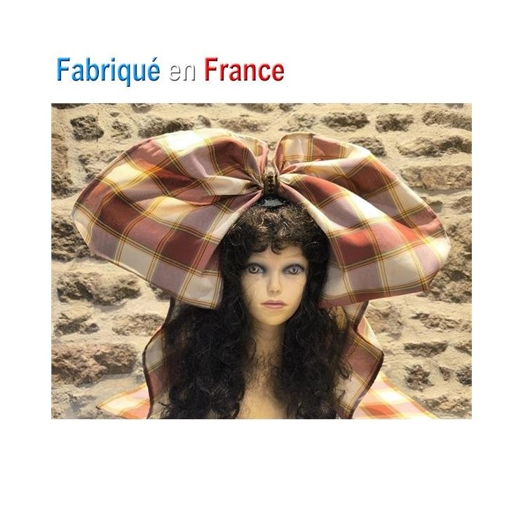 Coiffe Alsacienne a gros carreaux