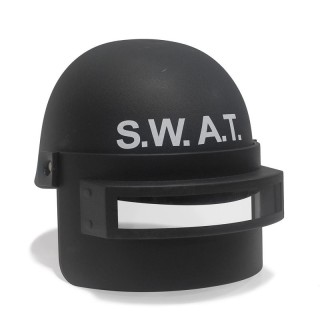 Casque d'intervention "SWAT" pour deguisement de policier