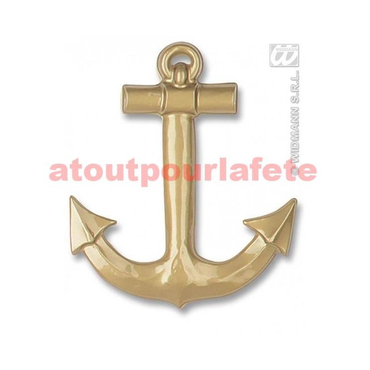 Lot de 2 Décorations 3D "Ancre de Marine" coloris panachés