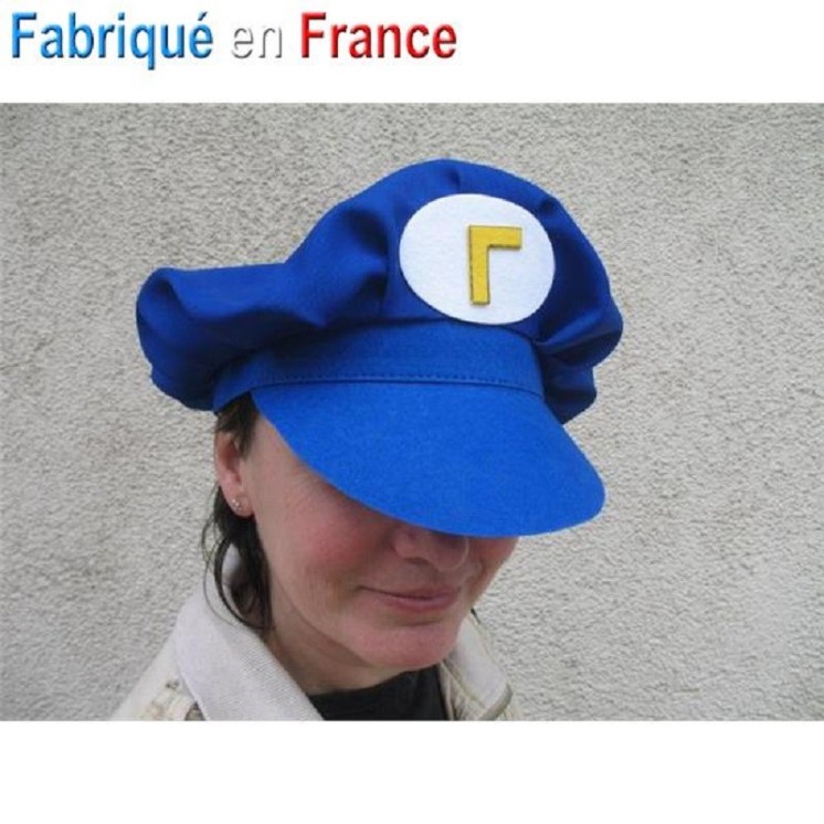 Casquette Waluigi adulte (fabrication Française)