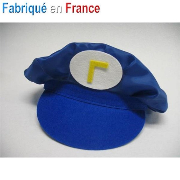 Casquette Waluigi adulte (fabrication Française)
