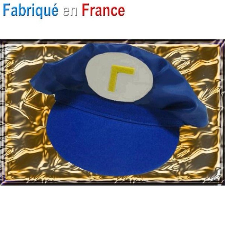 Casquette Waluigi adulte (fabrication Française)