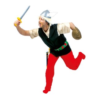 Déguisement d' Astérix pour adulte T52/54 Comprend:  chemise, veste, pantalon et ceinture. Le casque et le glaive sont vendus sé