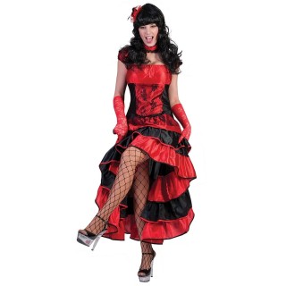 Déguisement de Saloon Girl, Cancan pour femme