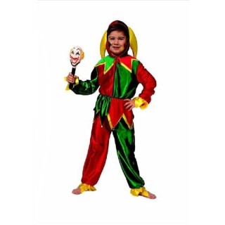 Déguisement de Fou du roi, Bouffon, Joker (taille 8 ans)